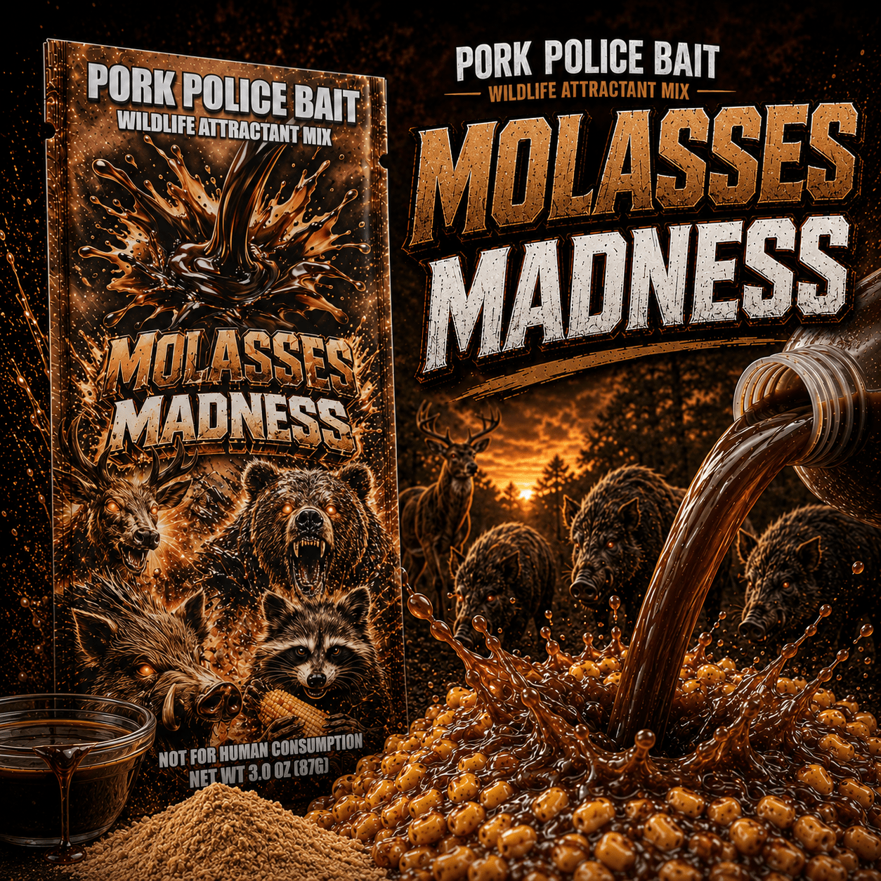 MOLASSES MADNESS - Pork Police Bait