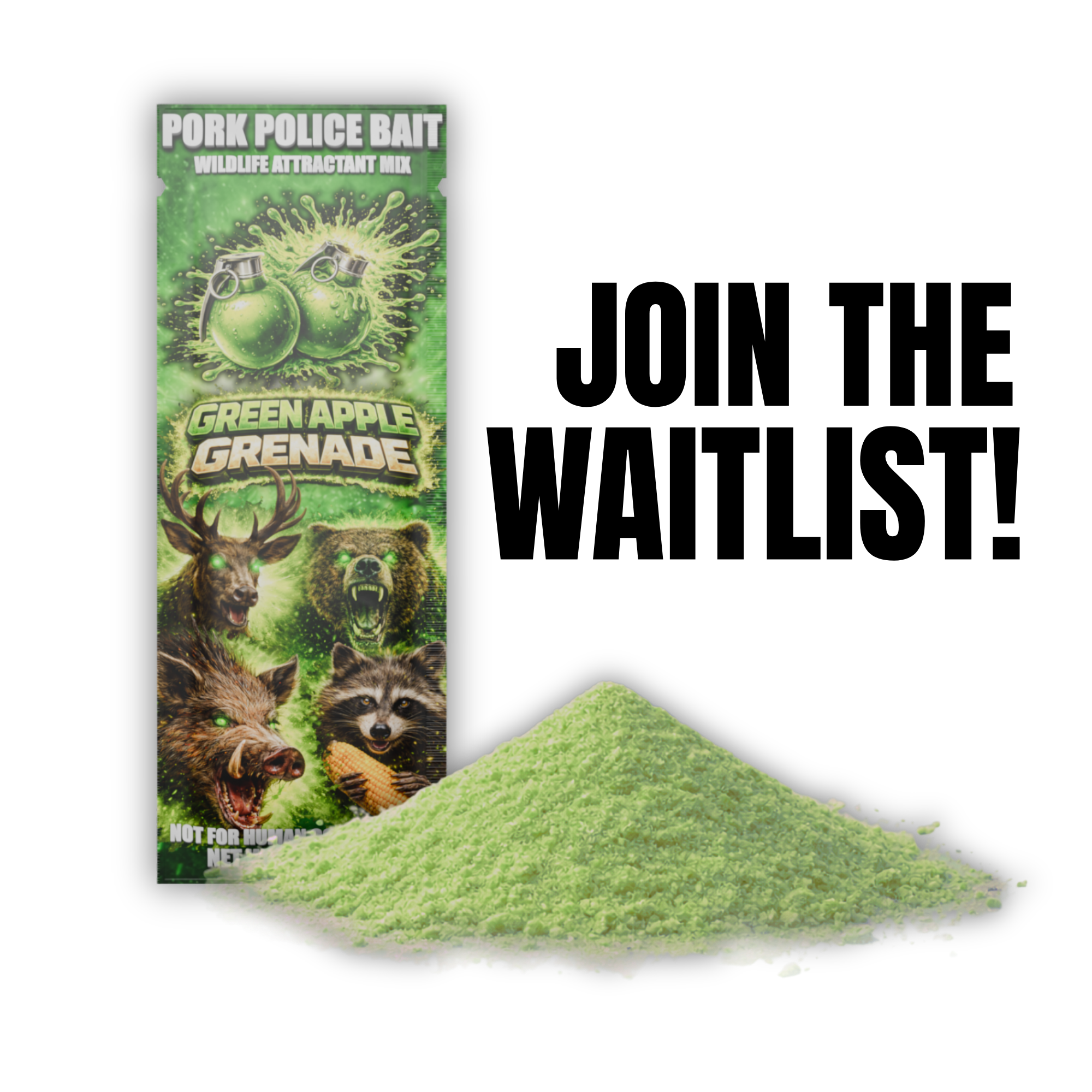 Green Apple Grenade Wildlife Attractant Mix