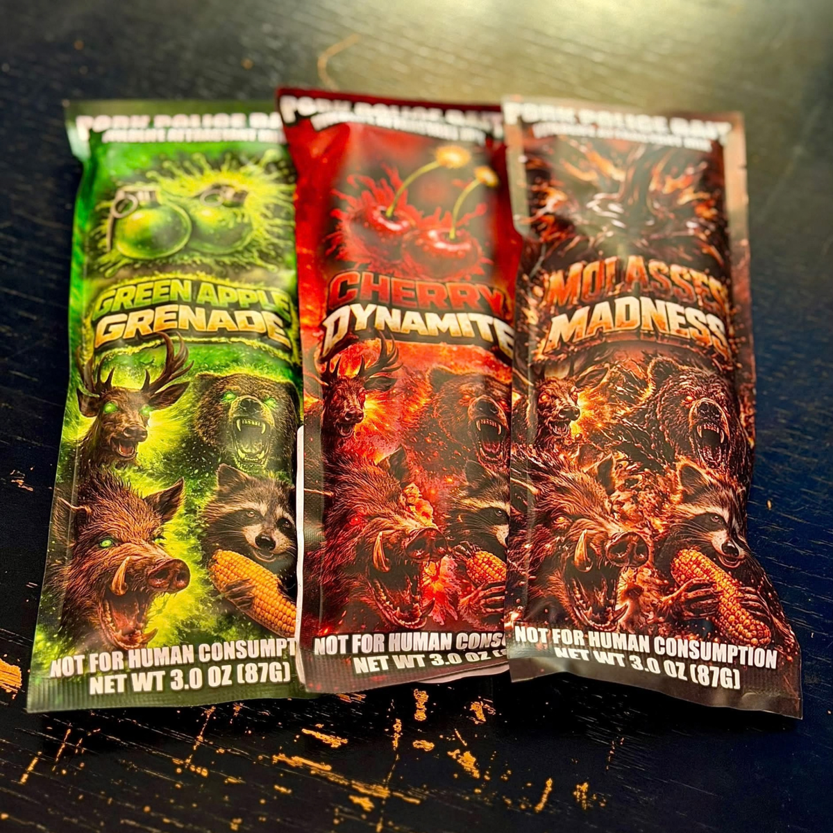 3-Flavor Wildlife Attractant Mix - Pork Police Bait