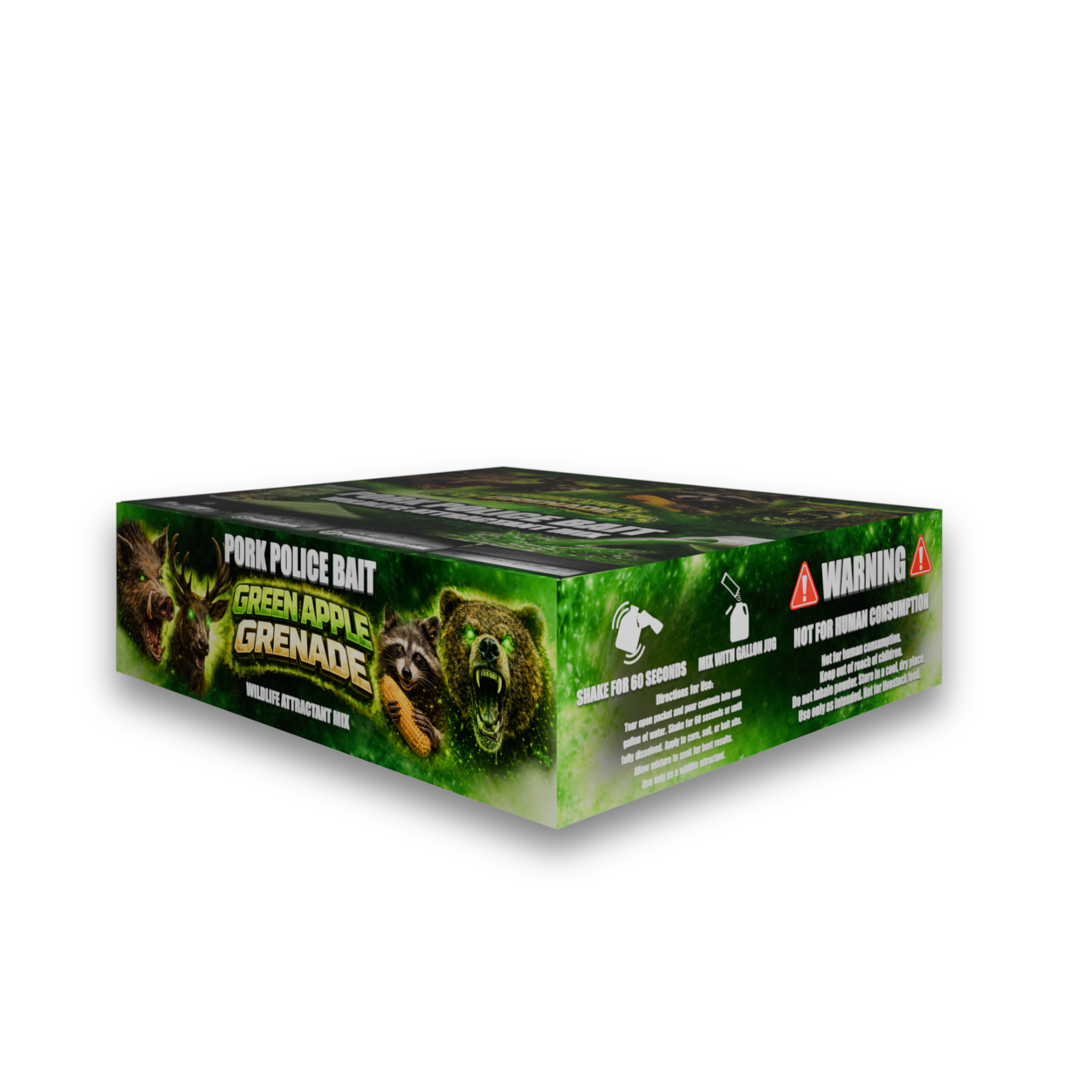 Green Apple Grenade Wildlife Attractant Mix | 15-Pack Bulk Box