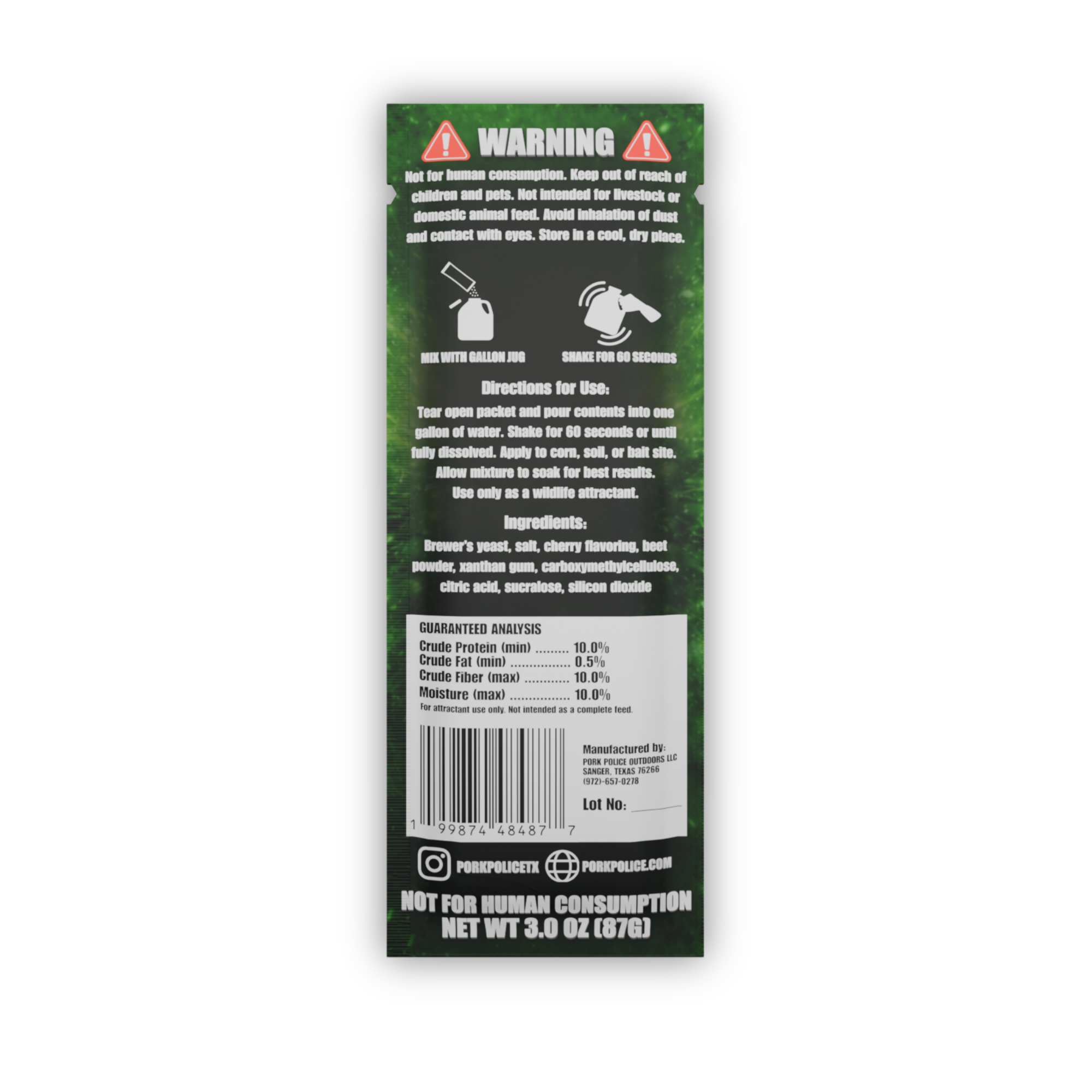 Green Apple Grenade Wildlife Attractant Mix