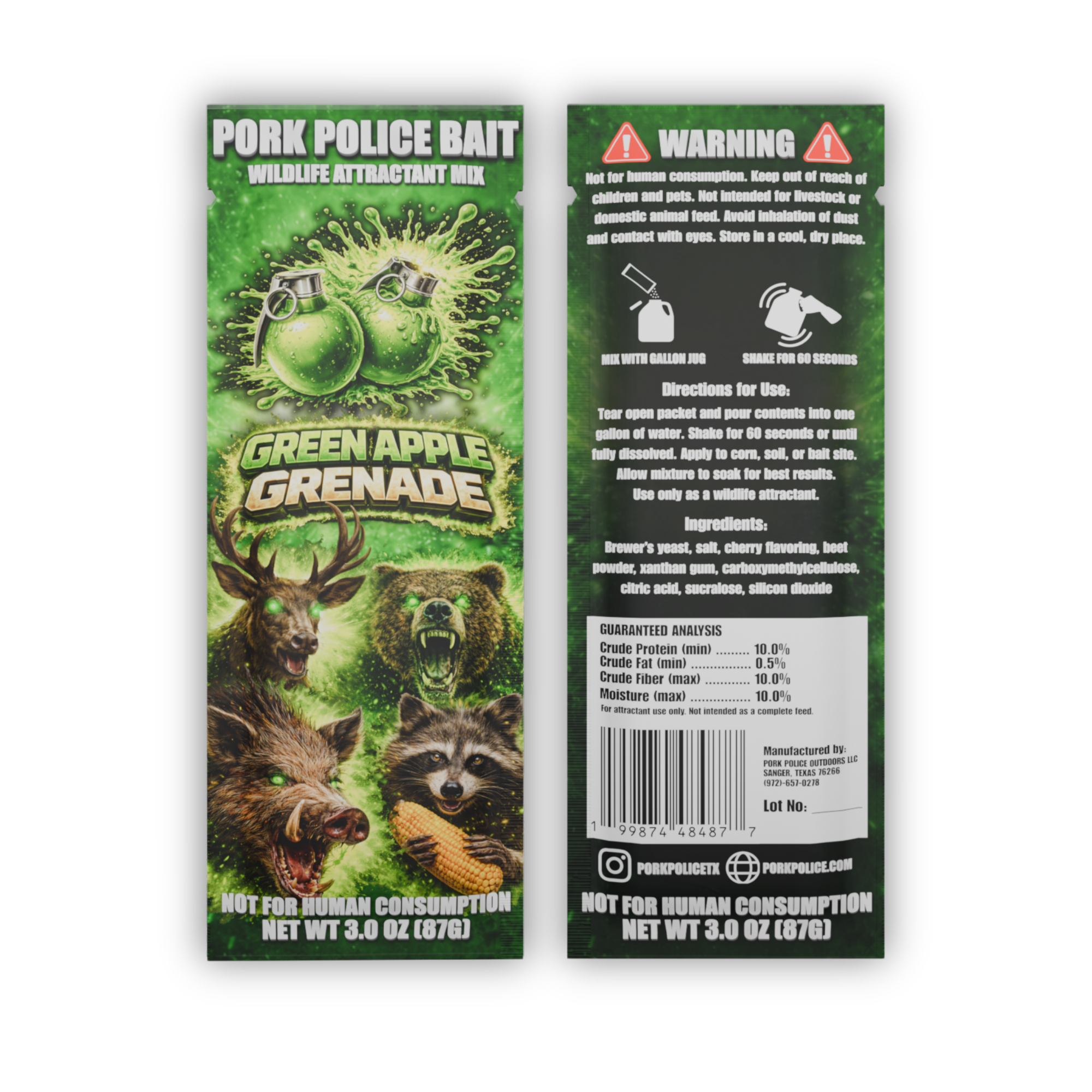 Green Apple Grenade Wildlife Attractant Mix