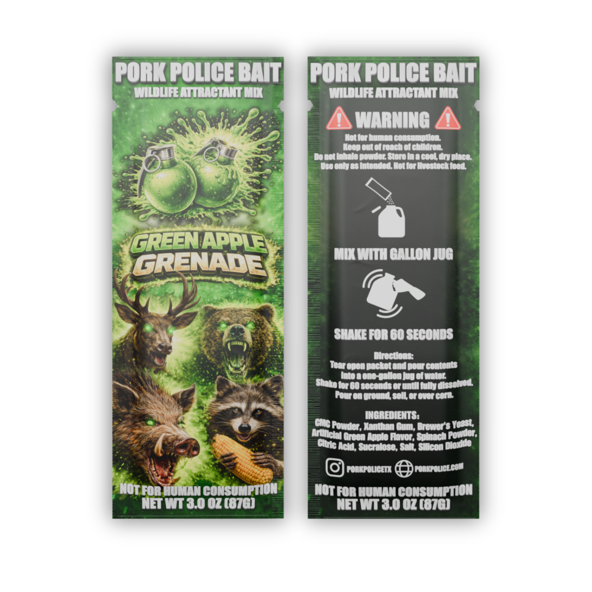 Green Apple Grenade Wildlife Attractant Mix