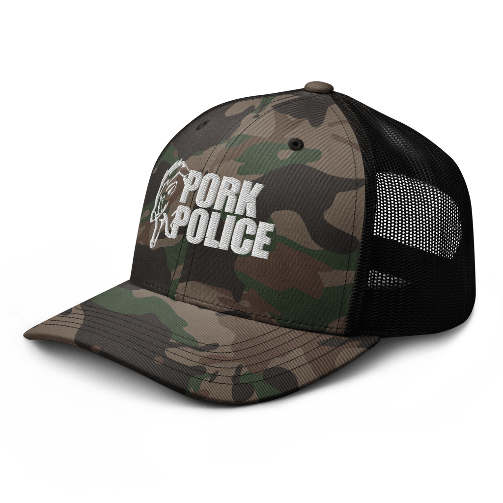 Camouflage Pork Police Hat - Pork Police Bait