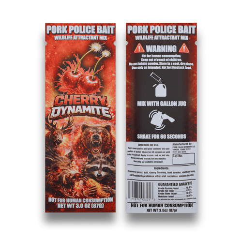 Cherry Dynamite Wildlife Attractant Mix - Pork Police Bait