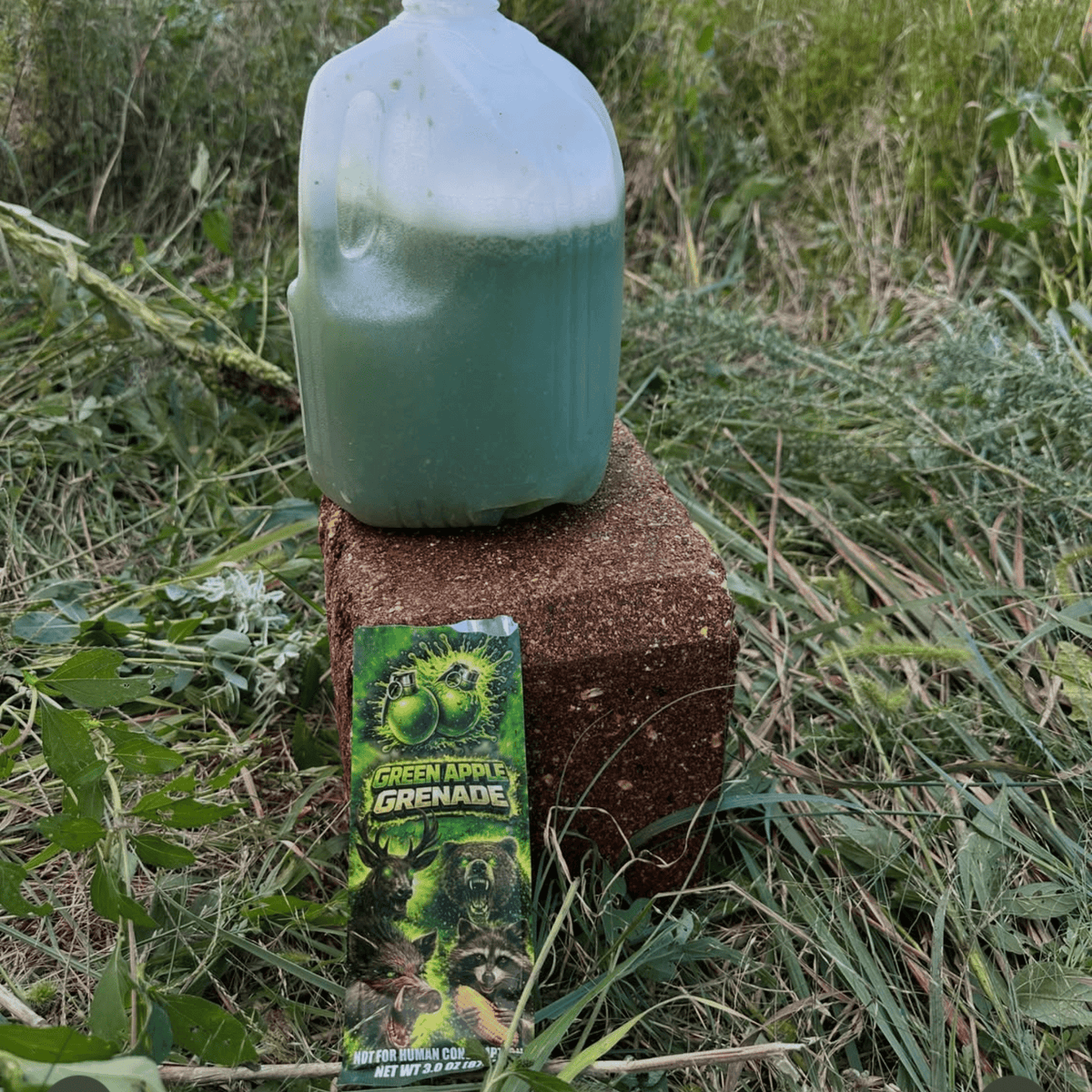 Green Apple Grenade Wildlife Attractant Mix | 15-Pack Bulk Box - Pork Police Bait