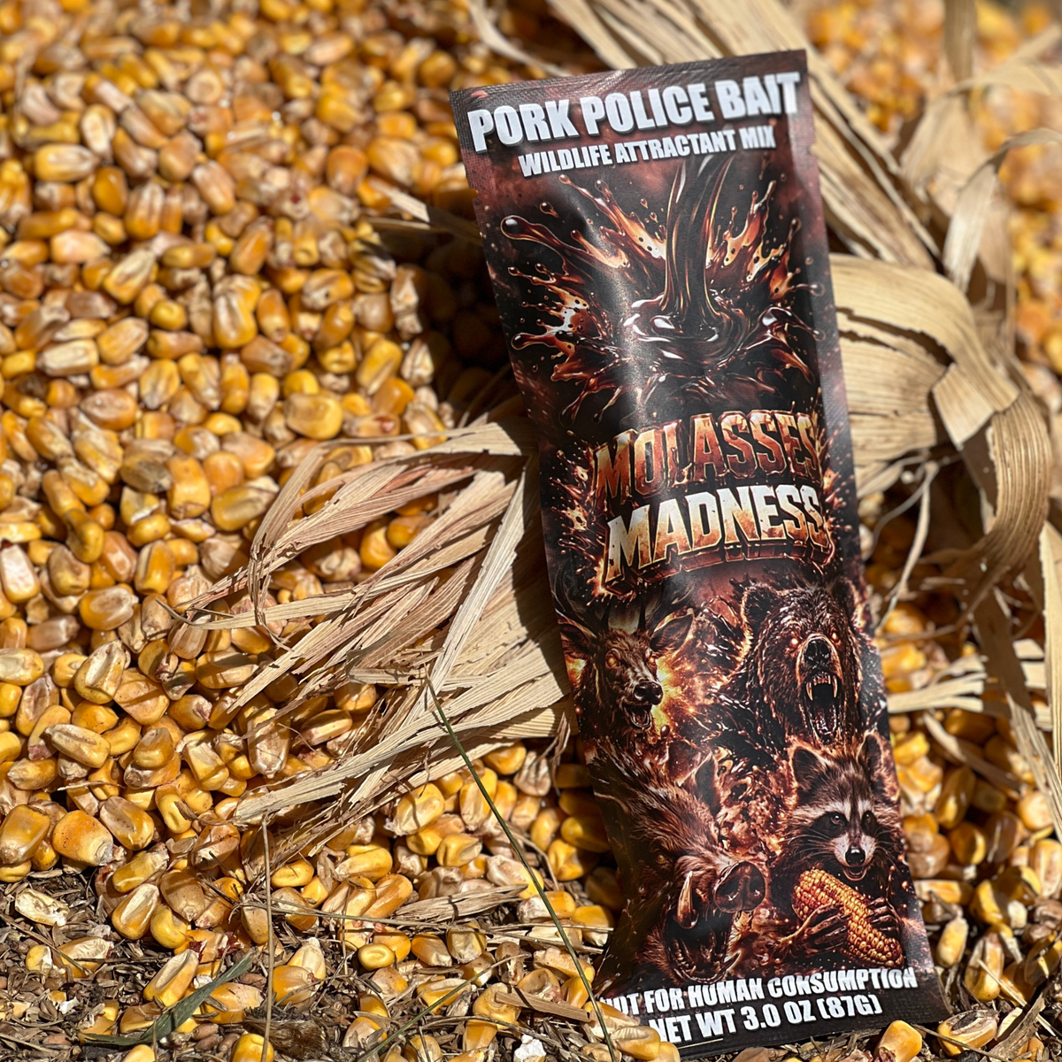Molasses Madness Wildlife Attractant Mix | 15-Pack Bulk Box - Pork Police Bait